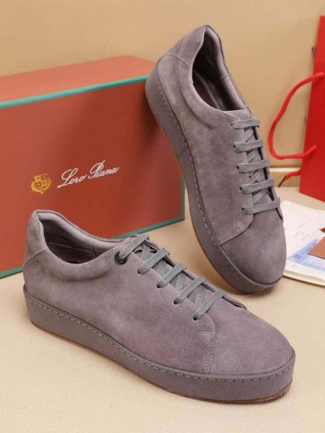 Мужские замшевые кроссовки Loro Piana