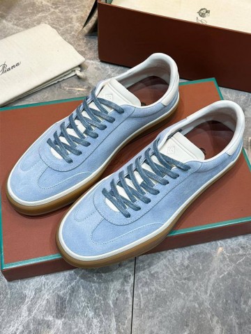 Мужские замшевые кроссовки Loro Piana Tennis Walk
