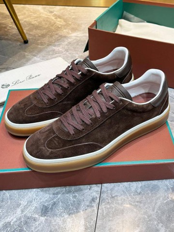 Мужские замшевые кроссовки Loro Piana Tennis Walk