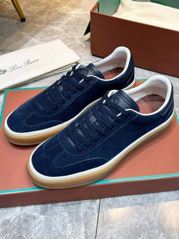 Мужские замшевые кроссовки Loro Piana Tennis Walk