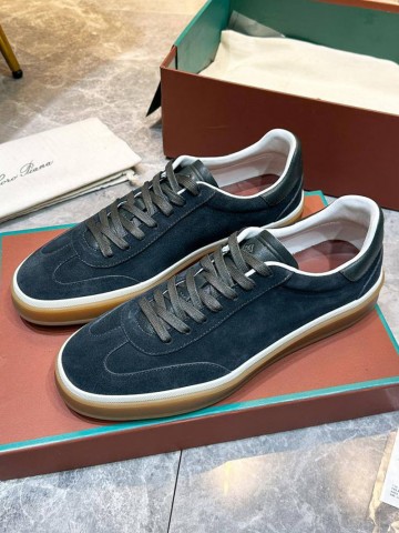 Мужские замшевые кроссовки Loro Piana Tennis Walk