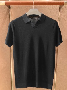 Мужское поло Loro Piana premium - Black