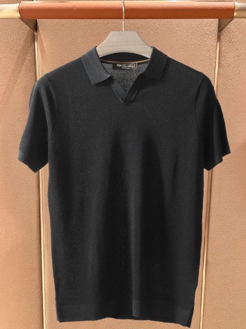 Мужское поло Loro Piana premium - Black