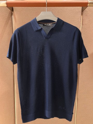 Мужское поло Loro Piana premium - Navy