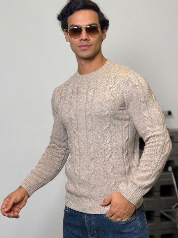 Мужской свитер Loro Piana premium - Light Beige