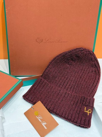 Шапка Loro Piana premium logo-embroidered - Red