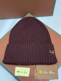 Шапка Loro Piana premium logo-embroidered - Red