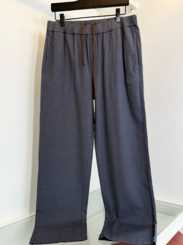 Штаны серого цвета Loro Piana Premium