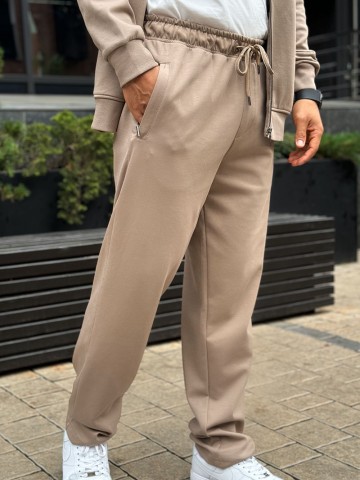 Спортивные штаны Loro Piana logo-embroidered - Beige