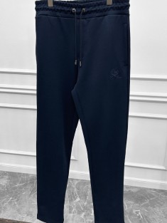 Спортивные штаны Loro Piana logo-embroidered - Navy