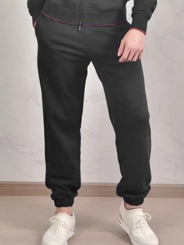 Спортивные штаны Loro Piana Premium signature logo - Grey