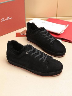 Зимние кроссовки с мехом Loro Piana