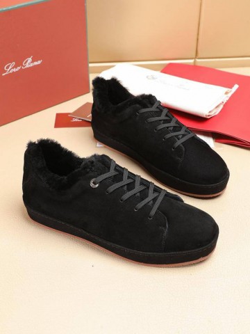 Зимние кроссовки с мехом Loro Piana