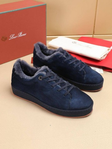 Зимние кроссовки с мехом Loro Piana