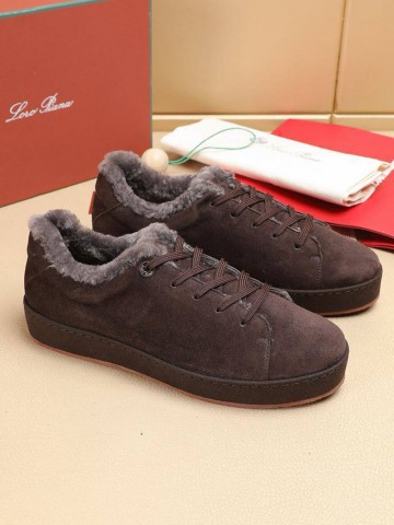 Зимние кроссовки с мехом Loro Piana