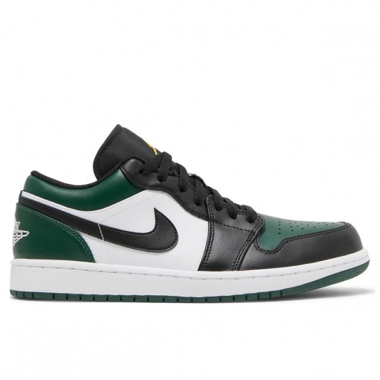 Кеды Air Jordan 1 Low Green Toe