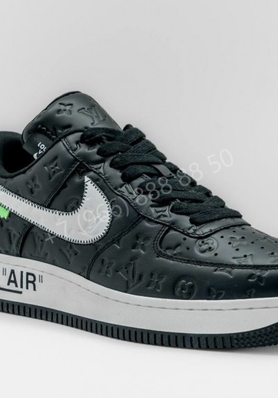 Кеды Louis Vuitton & Nike Air Force 1 Low Black