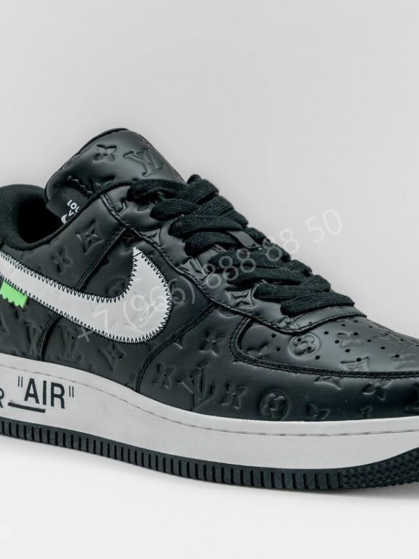 Кеды Louis Vuitton & Nike Air Force 1 Low Black