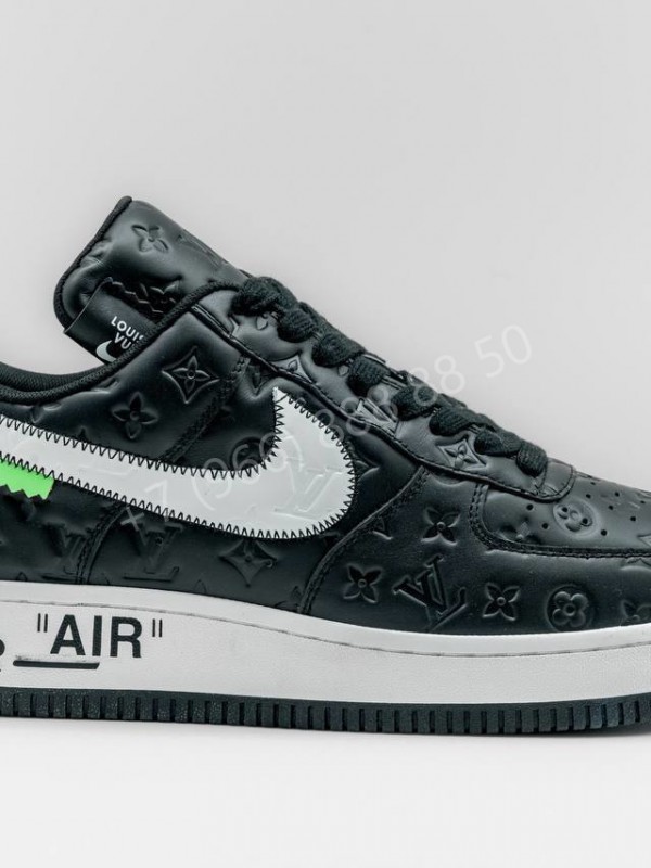 Кеды Louis Vuitton & Nike Air Force 1 Low Black