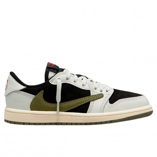 Кеды Travis Scott X Air Jordan 1 Retro Low OG Olive