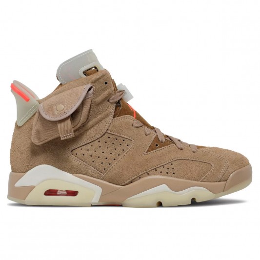 Кеды Travis Scott X Air Jordan 6 Retro British Khaki