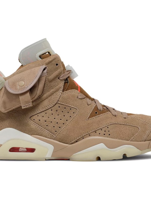 Кеды Travis Scott X Air Jordan 6 Retro British Khaki