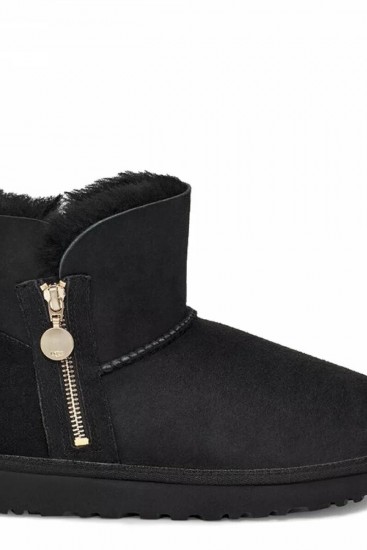 Угги UGG Bailey Zip Mini Black