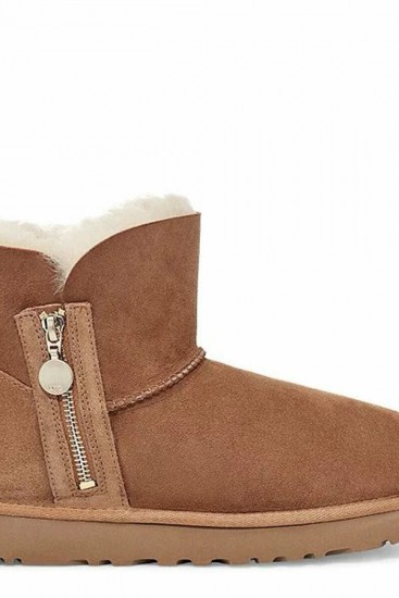 Угги UGG Bailey Zip Mini Chestnut