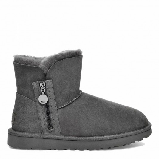 Угги UGG Bailey Zip Mini Grey