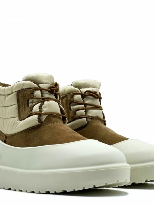 Угги UGG Classic Mini Lace-Up Chestnut Whitecap