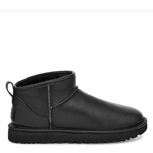 Угги UGG Classic Ultra Mini Leather Black