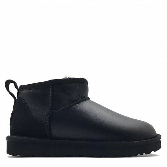 Угги UGG Classic Ultra Mini Metallic Black