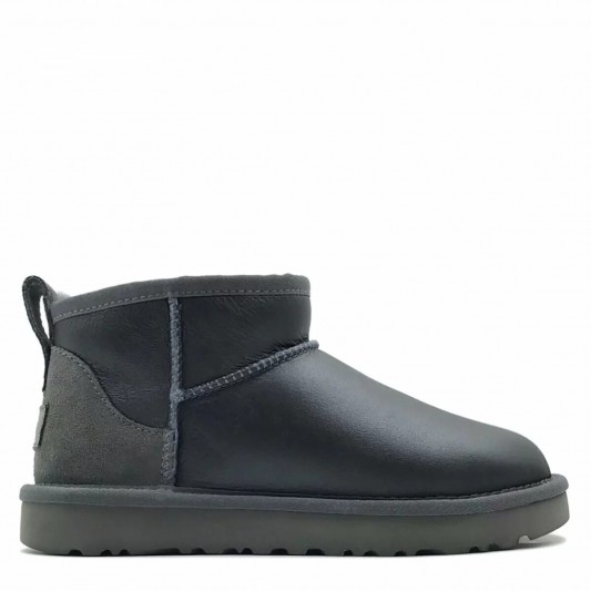 Угги UGG Classic Ultra Mini Metallic Grey