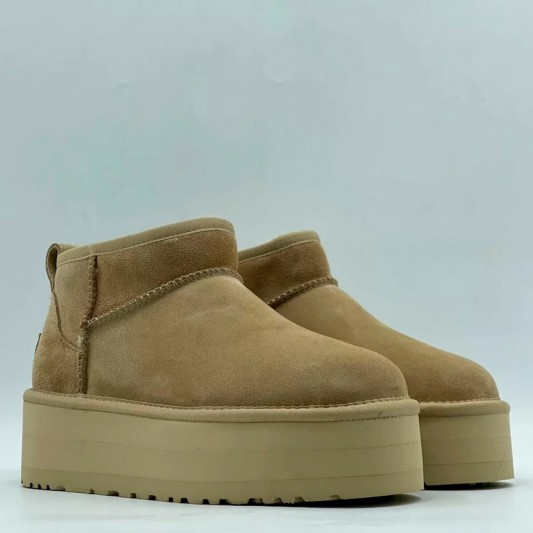 Угги UGG Classic Ultra Mini Platform Sand