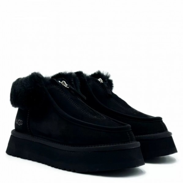 Угги UGG Funkette Platform Boots Black