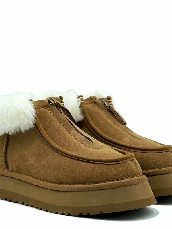 Угги UGG Funkette Platform Boots Chestnut