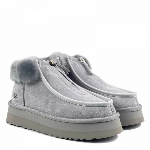 Угги UGG Funkette Platform Boots Grey-Violet