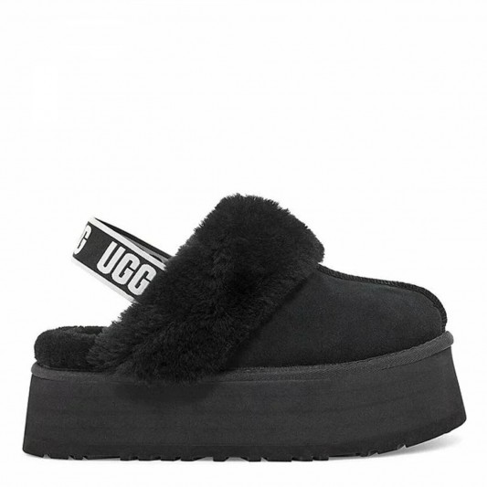 Угги UGG Funkette Suede Platform Black