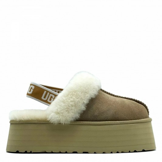 Угги UGG Funkette Suede Platform Sand