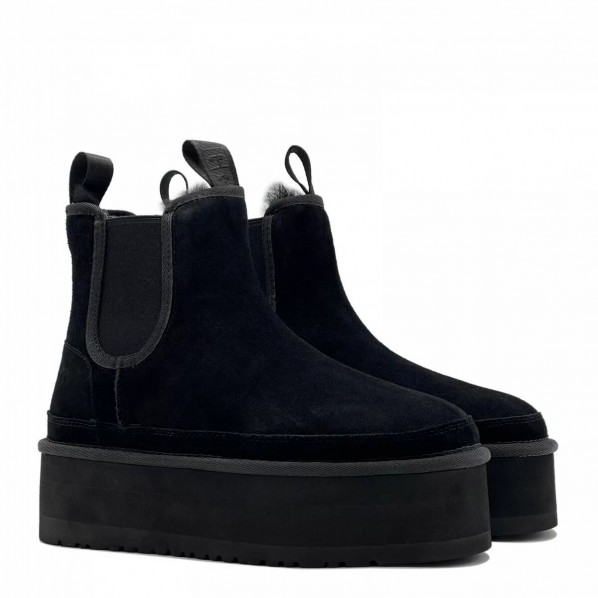 Угги UGG Neumel Platform Chelsea Black