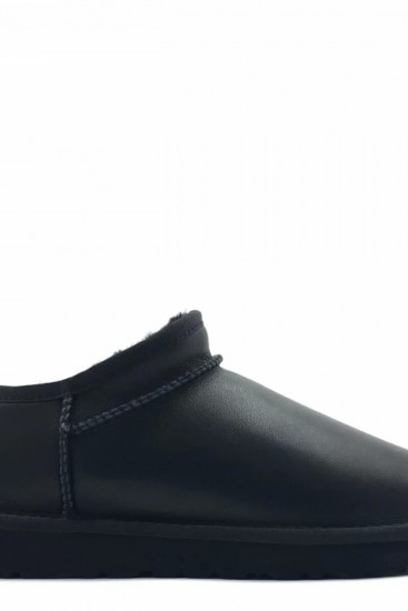 Угги UGG Ultra Mini Tasman Leather Black