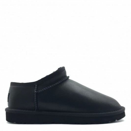 Угги UGG Ultra Mini Tasman Leather Black