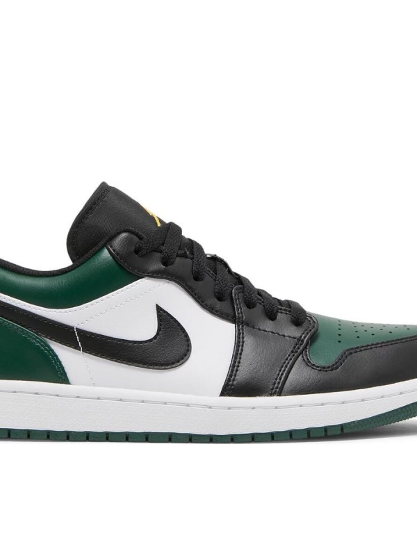 Кеды Air Jordan 1 Low Green Toe