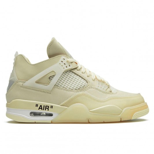 Кеды Jordan 4 Retro Off-White Sail