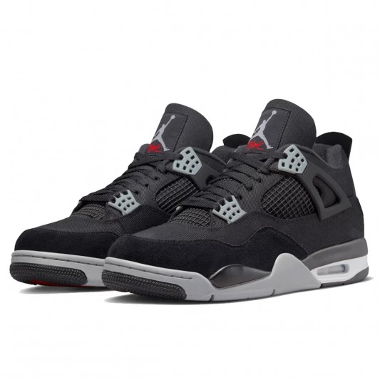 Кеды Jordan 4 Retro SE Black Canvas