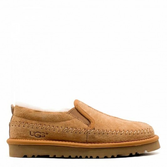 Лоферы UGG Stitch Slip On Chestnut