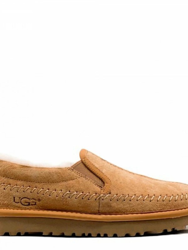 Лоферы UGG Stitch Slip On Chestnut