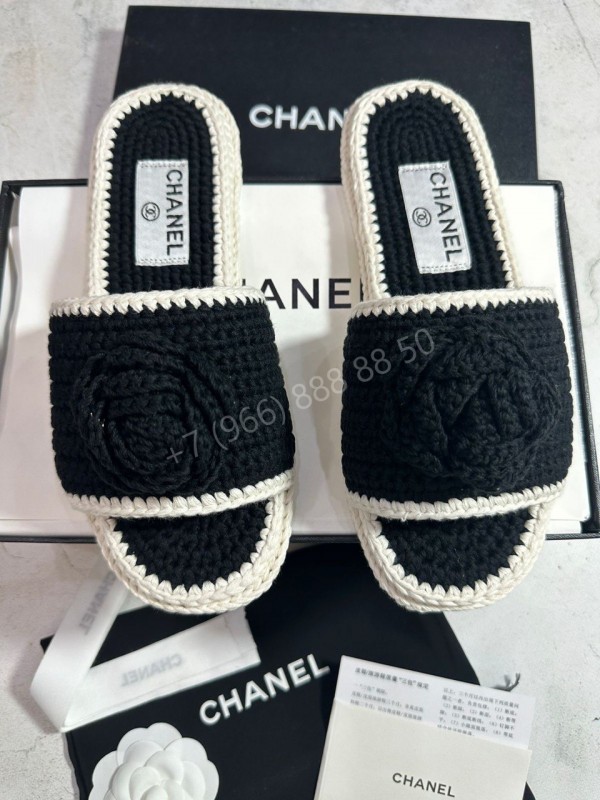 Шлепанцы CHANEL