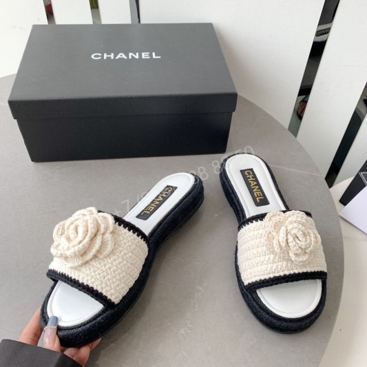 Шлепанцы CHANEL