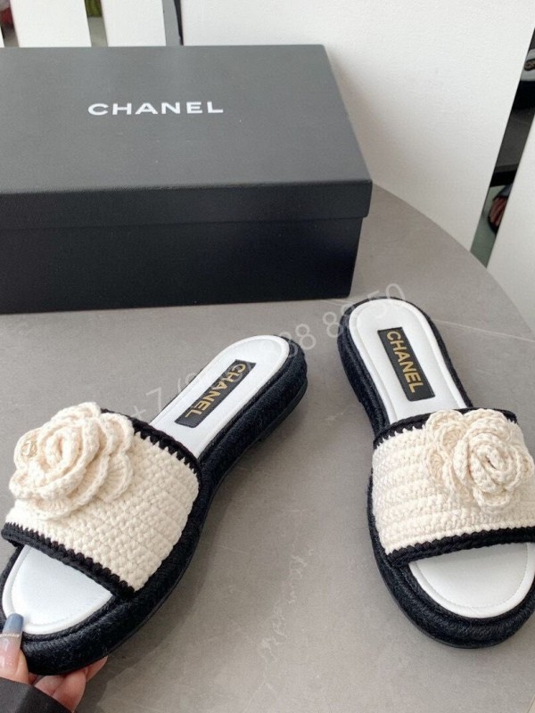 Шлепанцы CHANEL